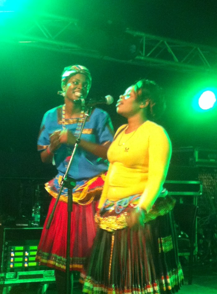 Shangaan Electro were a delightful mix of colour, dance and song