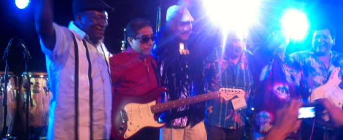 Cumbia All Stars at the first night of  Womex 2013 in Cardiff