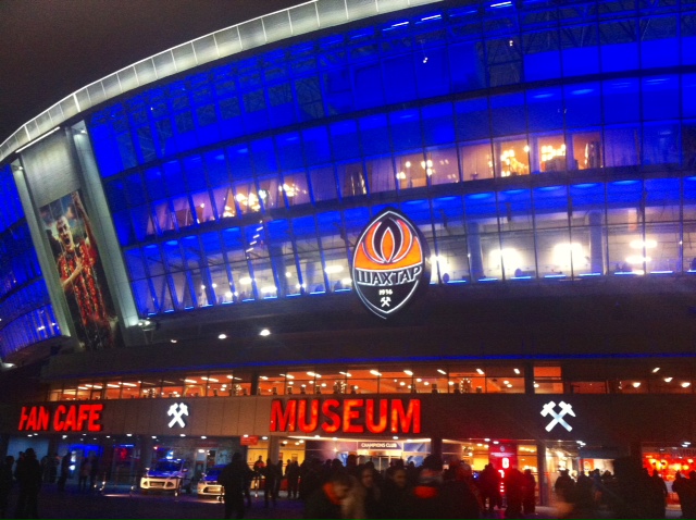 Good enough to eat - the shimmering Donbass Arena