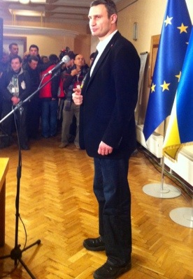 Vitali Klitchko press conference