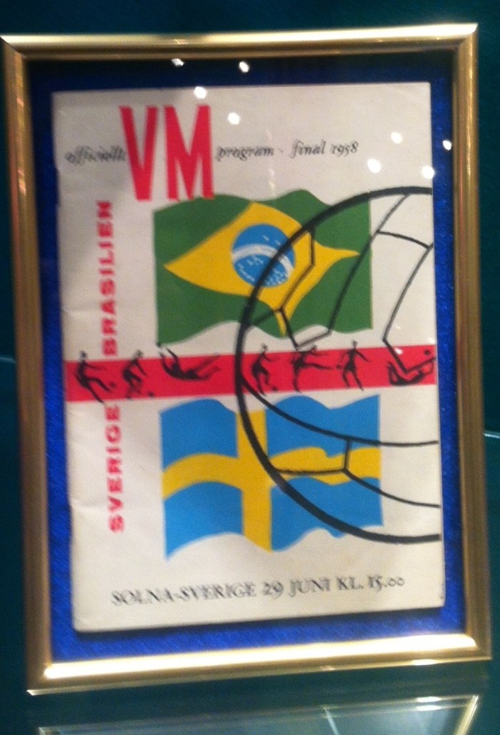 The one that got away. Wales didn't make it and Pele's first World Cup final was won by Brazil. This official programme from the match is worth about $500