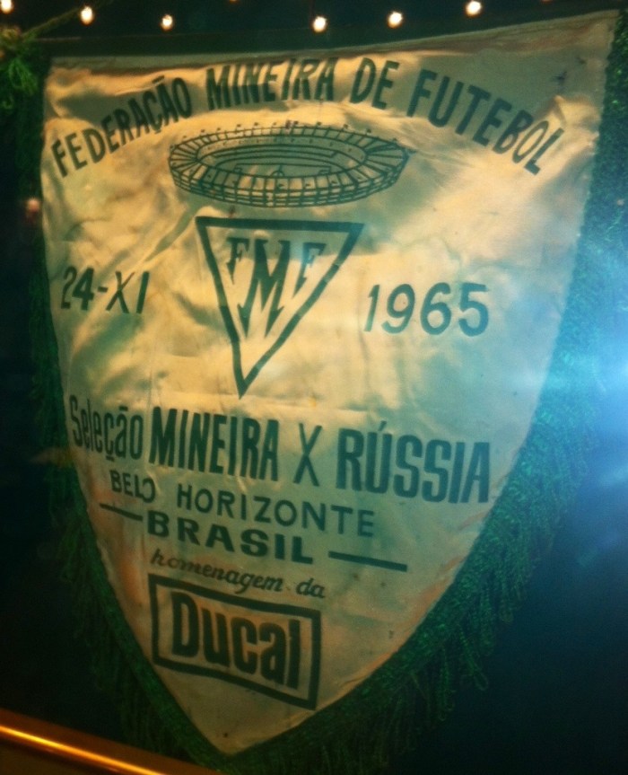 Russia played in Belo Horizonte, Brazil, soon after the stadium opened in 1965