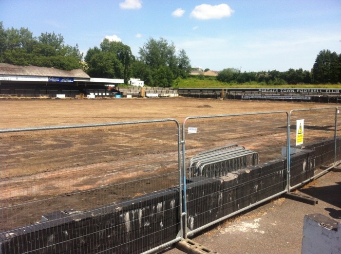 Work being carried out in July last year