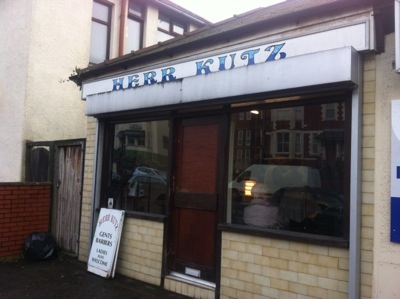 Nothing to do with the game but I had to get this in - Achtung! German hairdressers' spotted in Somerton