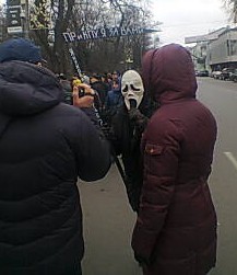 Grim Reaper at Euromaidan Revolution