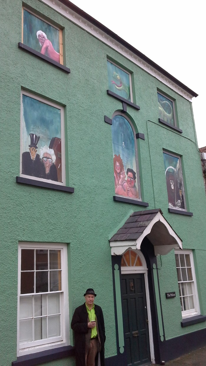 Martin Rowson in Laugharne