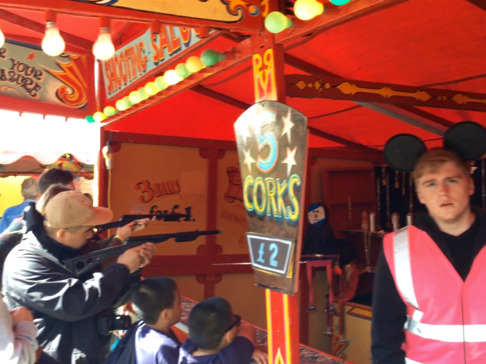 Dismaland shooting gallery