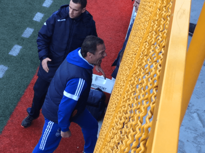 Mladen Dodic's tantrum was more entertaining than the game